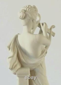 Wedgwood Blue Jasperware Exato Classical Muses Collection Figure