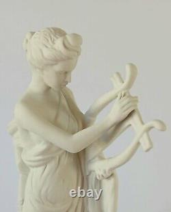 Wedgwood Blue Jasperware Exato Classical Muses Collection Figure