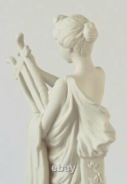 Wedgwood Blue Jasperware Exato Classical Muses Collection Figure