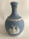Wedgwood Blue Jasperware Glenfiddich Whiskey Decanter Empty