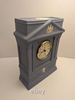 Wedgwood Blue Jasperware Golden Jubilee Clock