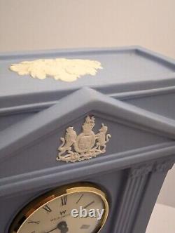 Wedgwood Blue Jasperware Golden Jubilee Clock