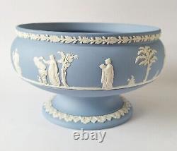 Wedgwood Blue Jasperware Imperial Footed Bowl