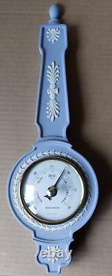 Wedgwood Blue Jasperware Long Barometer