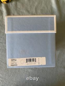 Wedgwood Blue Jasperware Magnolia Bud Vase 14cm Tall Boxed