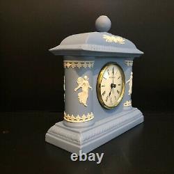 Wedgwood Blue Jasperware Mantle Clock