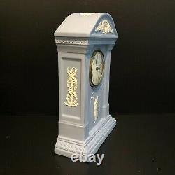Wedgwood Blue Jasperware Mantle Clock