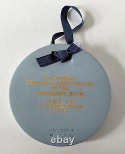Wedgwood Blue Jasperware Medallion 900th Anniversary Domesday Book Seal Boxed