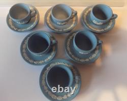 Wedgwood Blue Jasperware Miniature Tea / Set