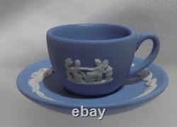 Wedgwood Blue Jasperware Miniature Tea / Set
