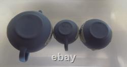Wedgwood Blue Jasperware Miniature Tea / Set