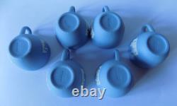 Wedgwood Blue Jasperware Miniature Tea / Set