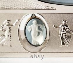 Wedgwood Blue Jasperware Photo / Photograph Frame Dancing Hours Boxed