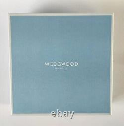 Wedgwood Blue Jasperware Photograph Frame Magnolia Blossom Boxed