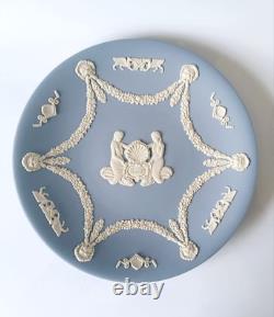 Wedgwood Blue Jasperware Plate Harrods Knightsbridge