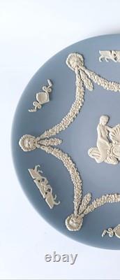 Wedgwood Blue Jasperware Plate Harrods Knightsbridge