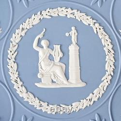 Wedgwood Blue Jasperware Plate Music Composers