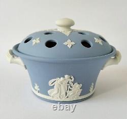 Wedgwood Blue Jasperware Pourri Pot Lord Wedgwood Collection