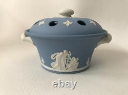 Wedgwood Blue Jasperware Pourri Pot from the Lord Wedgwood Collection