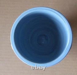 Wedgwood Blue Jasperware Swirled Marbled Bermuda Goblet