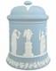 Wedgwood Blue Jasperware Tobacco Jar And Lid