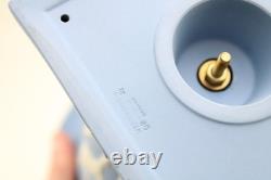 Wedgwood Blue Jasperware Twin Handled Campana Pedestal Urn Vase