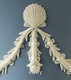 Wedgwood Blue Jasperware Vase Dancing Hours Footed