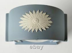 Wedgwood Blue Jasperware West Highland Terrier Clock