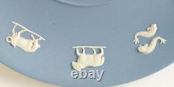 Wedgwood Blue Jasperware Zodiac Plate 9 1/2 Inch