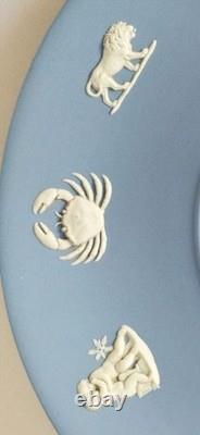 Wedgwood Blue Jasperware Zodiac Plate 9 1/2 Inch