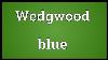 Wedgwood Blue Meaning