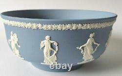 Wedgwood Blue and White Jasperware Bowl Dancing Hours