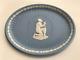 Wedgwood Blue Jasperware Am I Not A Man And A Brother Oval Tray