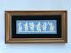 Wedgwood Blue Jasperware Framed Dancing Hours Plaque