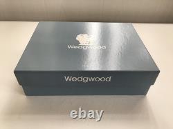 Wedgwood Blue jasperware Inkpot and Tray in excellent condition(original box)