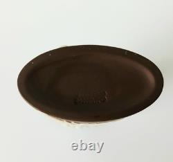 Wedgwood Brown Jasperware Prunus Blossom Vase