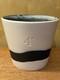 Wedgwood Burlington Plant Pot 4 Black On White Jasperware Made In England