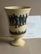Wedgwood Cane Yellow & Black Jasperware Golfing Trophy Vase Limited Edition