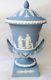 Wedgwood Campagna Urn Vase Blue Jasperware Campana Vase