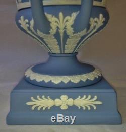Wedgwood Campagna Urn Vase Blue Jasperware Campana Vase