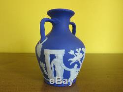 Wedgwood Cobalt Blue Jasperware 6 Portland Vase 1929 Exhibition Mark (1929)