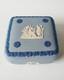 Wedgwood Colour Jasperware Trinket Box Group With Cage 1st Quality