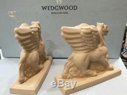Wedgwood Columbia Griffins Figurines Jasperware Rare Ltd Edition 250 Made UK NIB