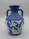Wedgwood Commemorative Vintage Dark Blue Dip Portland Vase Jasperware 1929