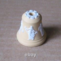 Wedgwood DANCING HOURS Floral Girl YELLOW Jasperware LIGHT CORD PULL RARE