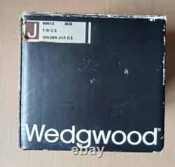 Wedgwood DARK TAUPE BROWN Jasperware Small Lidded GINGER JAR Boxed RARE