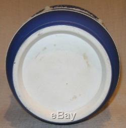 Wedgwood Dark Blue Jasperware Large Cache Pot