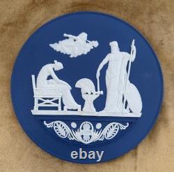 Wedgwood Dark Blue Jasperware Plaque 2009 Year Plate