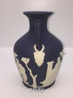 Wedgwood Deep Blue Jasperware Portland Vase