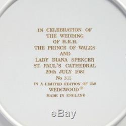 Wedgwood Diced Plate Royal Wedding The Prince of Wales Prince Charles Jasperware